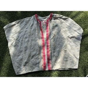 Joy Love Light JW Johnny‎ Was Los Angeles White Medium  100% Linen Embroidered